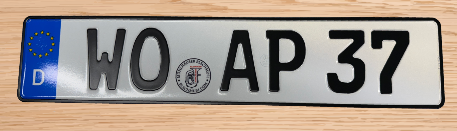 Kfz.-Kennzeichen "WOAP" (Artikel 202510001)